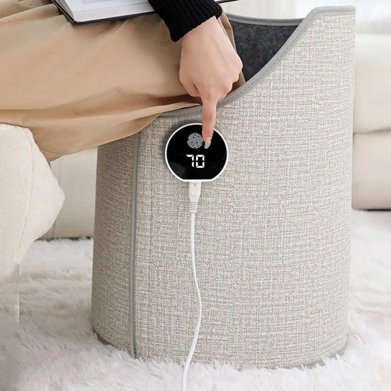 Under Desk Heater Leg Warmer