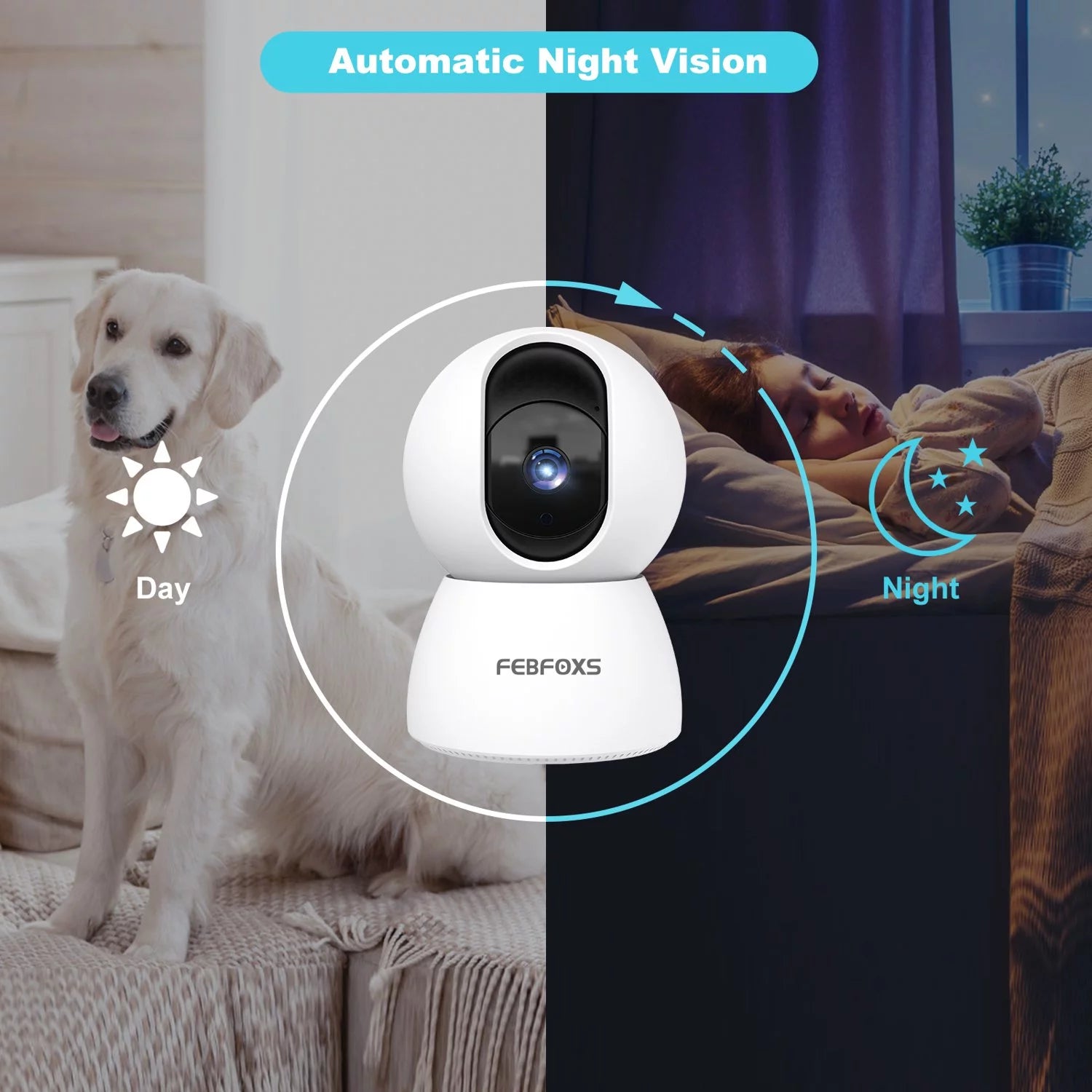2K Baby Monitor | Security Camera for Home Security