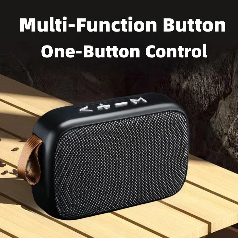 G2 Bluetooth 5.0 Wireless Sound Box - Portable Oxford Mini Speaker with 3D Surround HiFi Audio for Outdoors